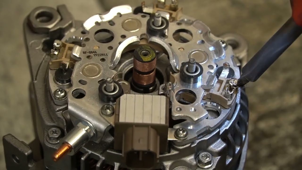 How To Rebuild Toyota Camry Alternator 04-06 L4 2.4L Part 2: Assembly and Test