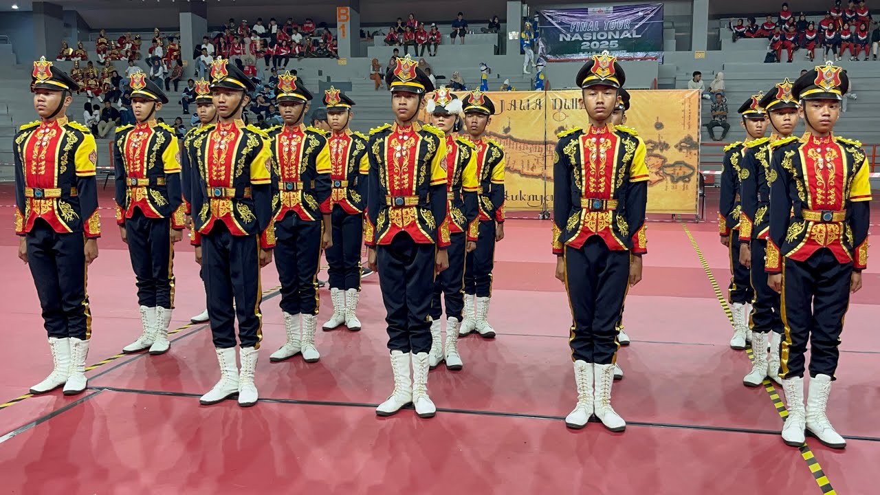 GOKIL! JUARA UMUM SE-NASIONAL! Penampilan Paskibra SMPN 2 Katapang Bandung | LOBB FINAL TOUR 2025