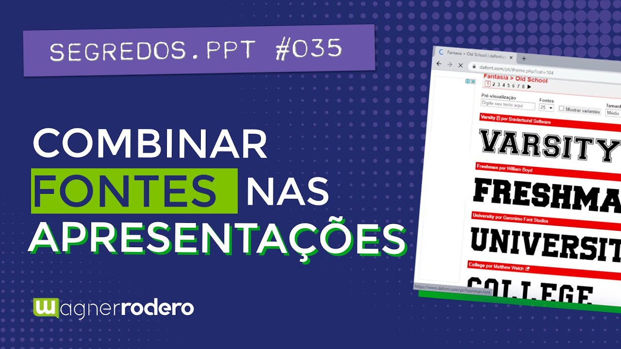 DEIXE SUAS APRESENTA&Ccedil;&Otilde;ES MAIS IMPACTANTES COMBINANDO FONTES DO JEITO CERTO | SEGREDOS.PPT #035