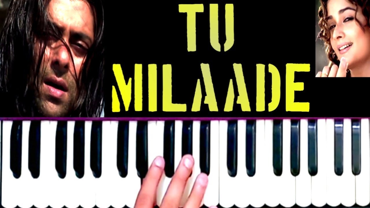 Tu Milade -  तू मिलादे - मेरे महबूब से तू मिलादे | harmonium Notation | Salman | Ultra Bollywood |