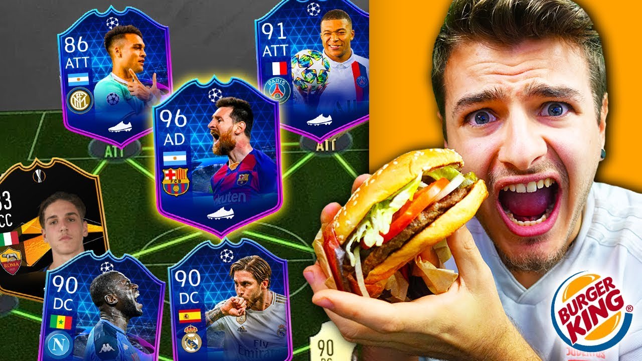 🍔 Mangio 1 WHOPPER del BURGER KING per OGNI TOTGS che Trovo nel DRAFT! ZW VS FOOD!