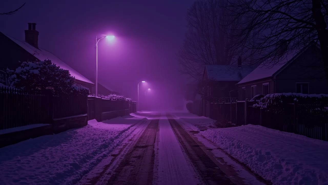 streets lost in fog
