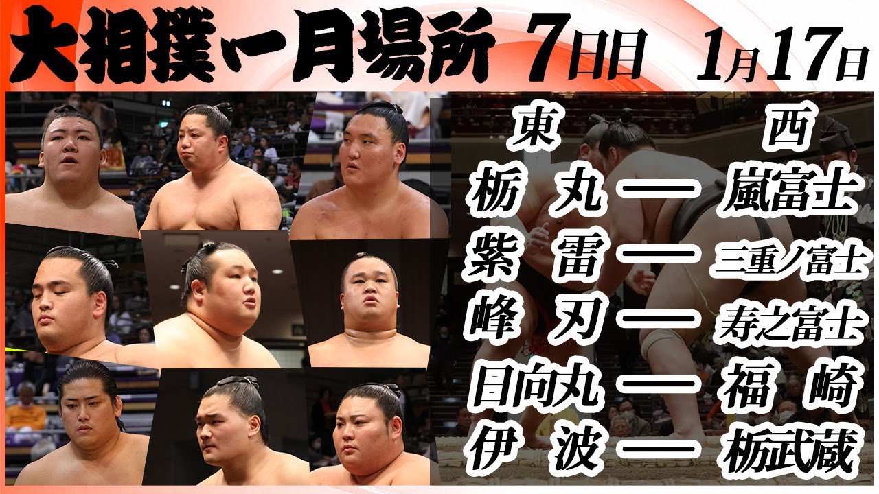 大相撲　幕下上位五番＜令和８年一月場所・７日目＞SUMO