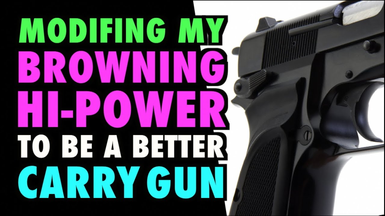 Modifying Hi-Power into Better Carry Gun
