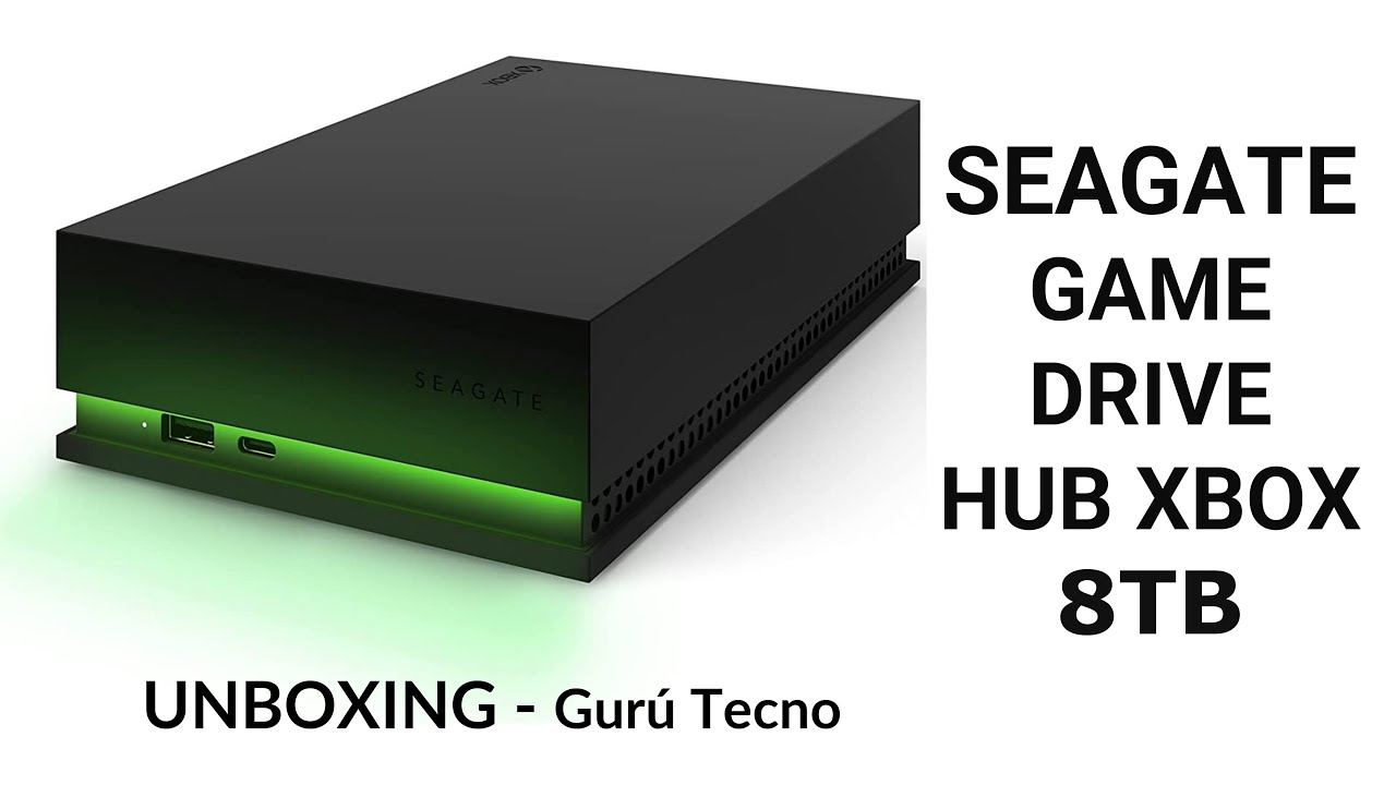 SEAGATE GAME DRIVE HUB XBOX - UNBOXING