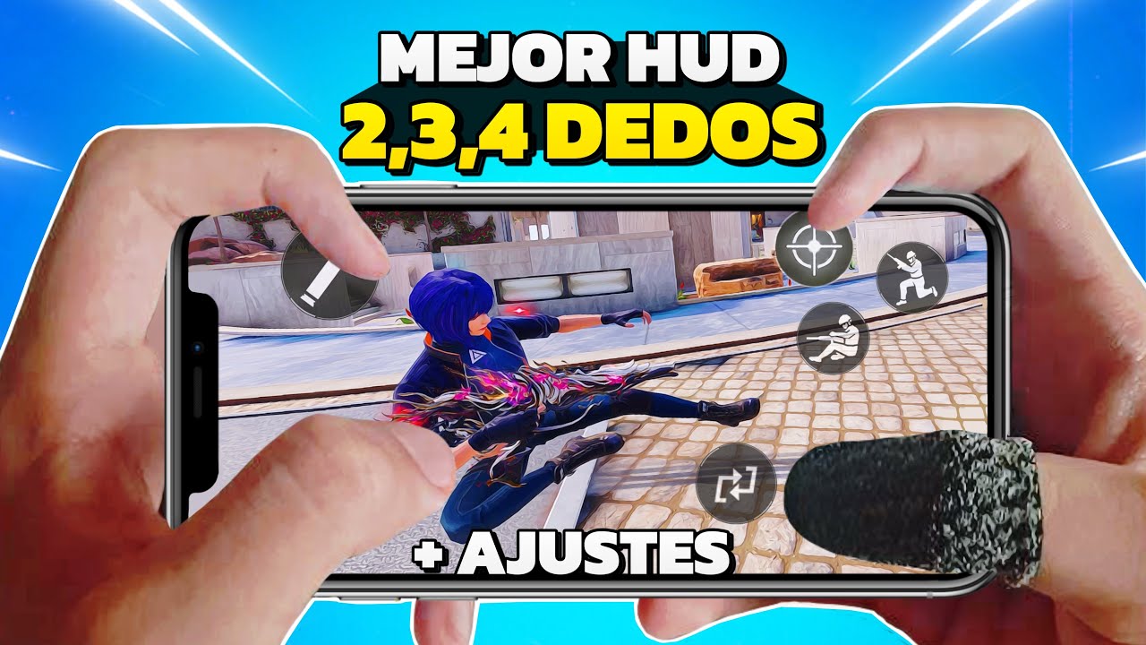 EL MEJOR HUD de 2, 3 y 4 DEDOS para ser PRO en COD MOBILE (Con Códigos)