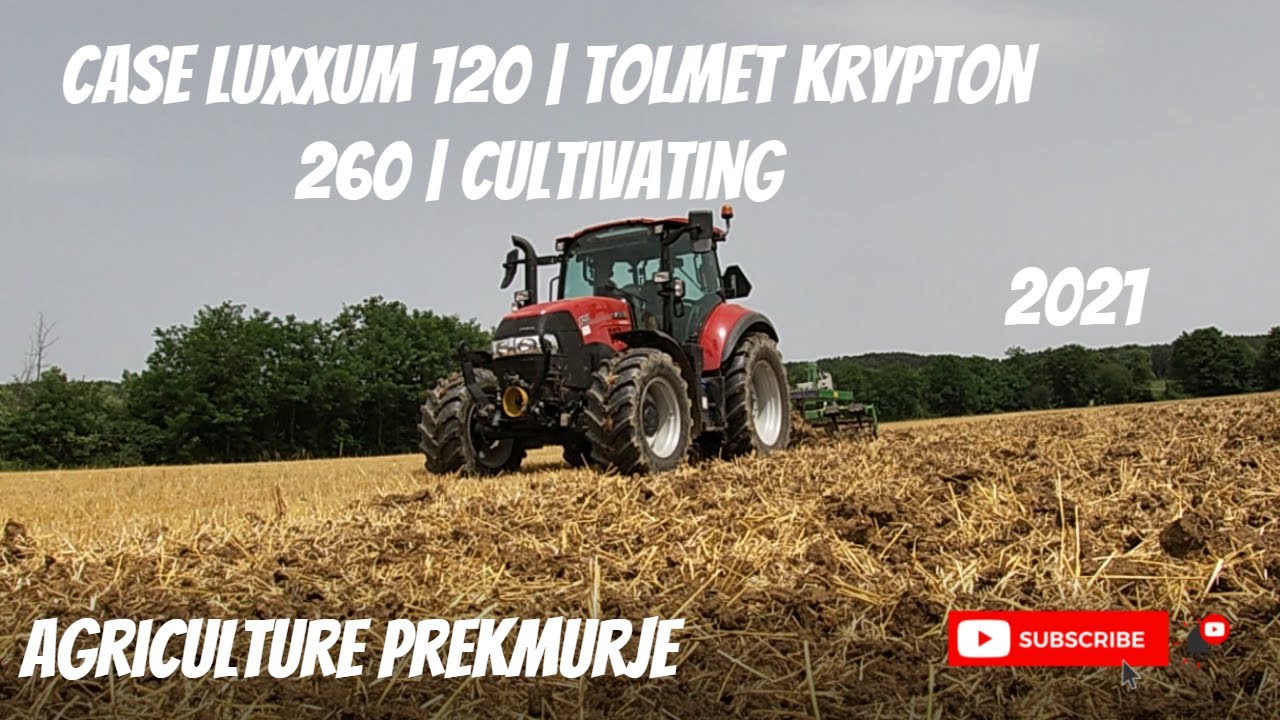 Case Luxxum 120 | Tolmet Krypton 260 | Cultivating | Pěstování | Kultivovanie | Grubern | 2021