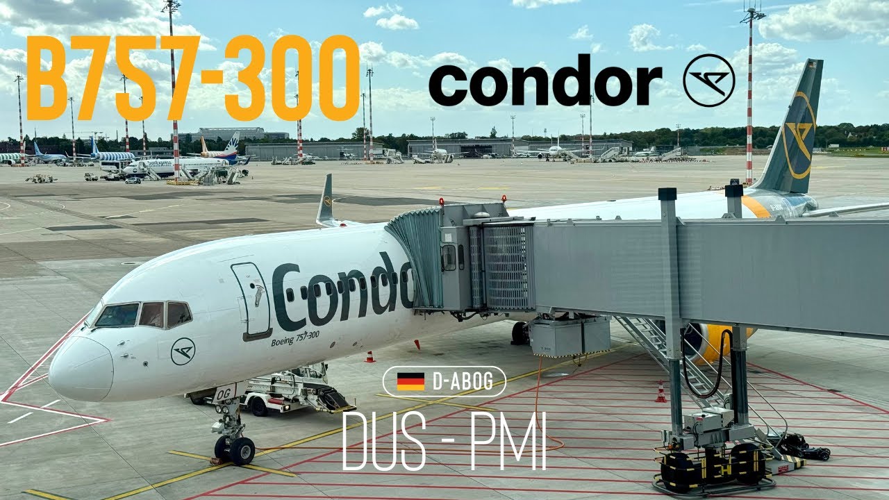 Farewell to a legend | Condor Boeing 757-300 | Dusseldorf - Mallorca | DE1778 | D-ABOG | IFS 35