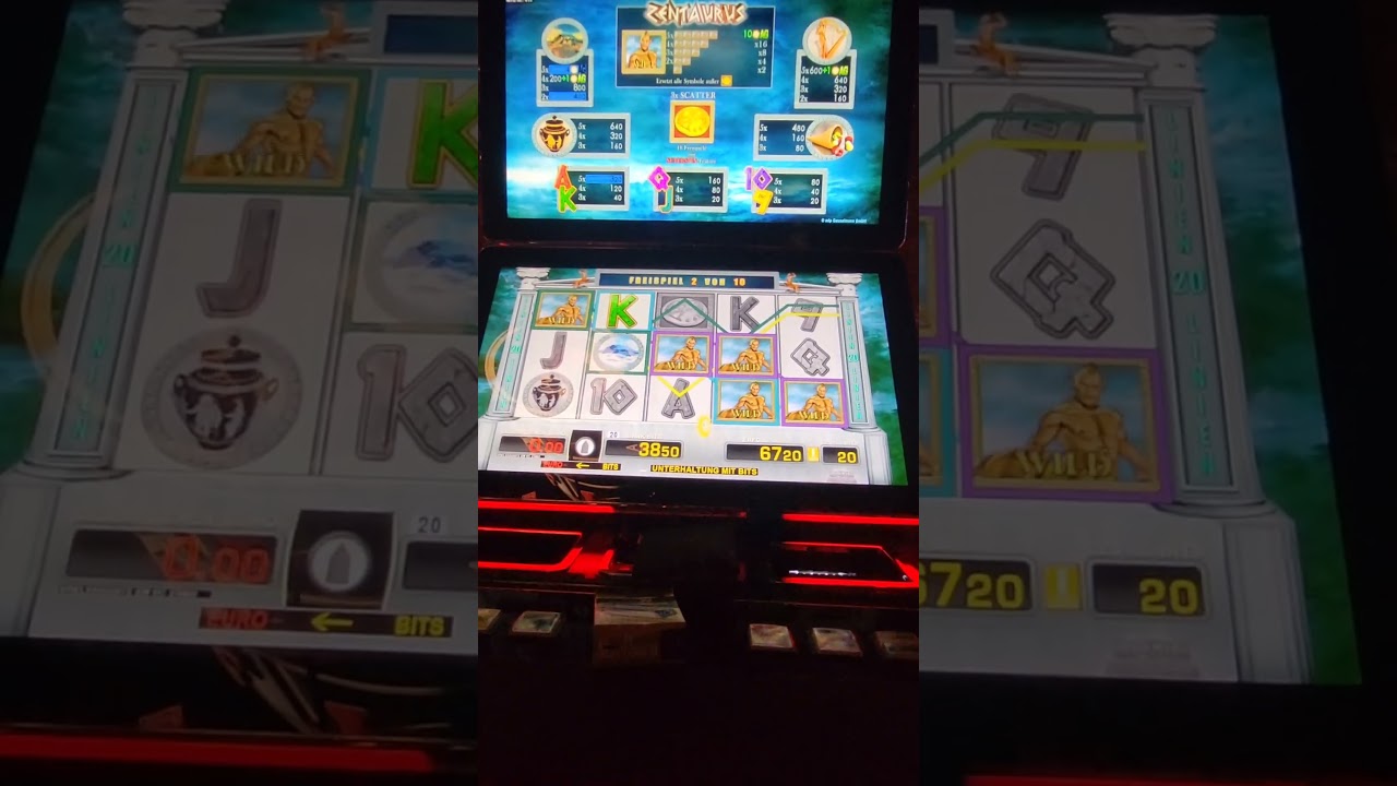 Zentaurus Big Win auf 20 Cent Einsatz 