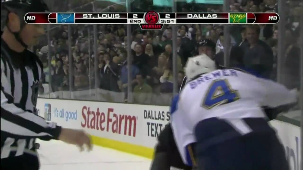 Eric Brewer vs Steve Ott Nov 25, 2009