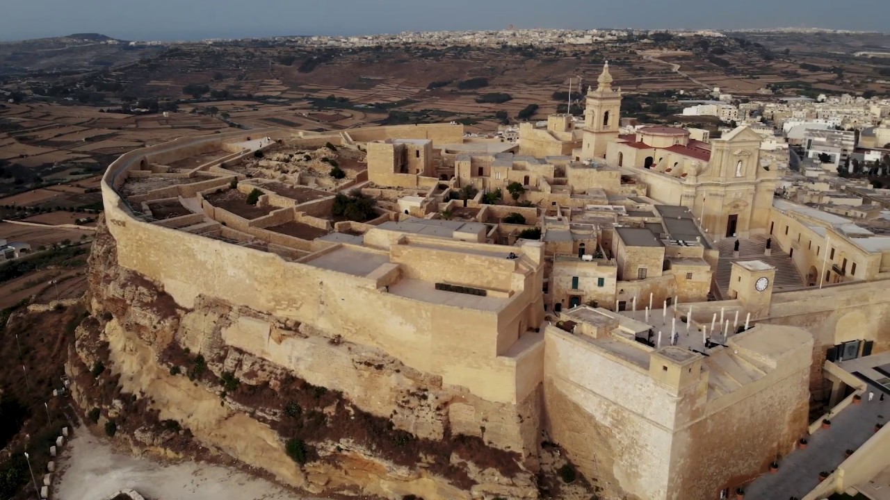 La Cittadella of Gozo by Mavic Air