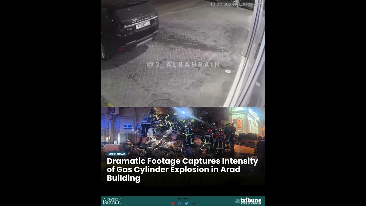 Shocking footage captures | gas cylinder explosion that led to a tragic building collapse in Arad.