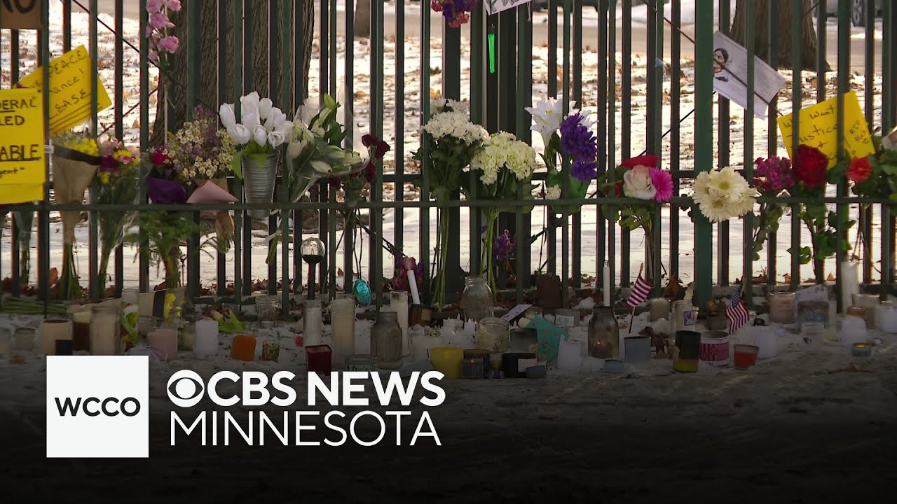 Memorial for Alex Pretti grows outside Minneapolis VA hospital