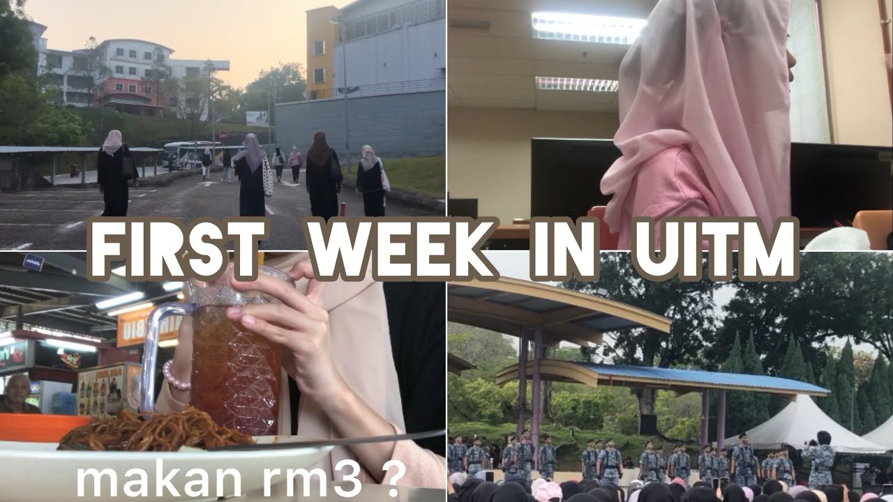 first week in uitm shah alam vlog * lunch RM3, free bus ride, koko