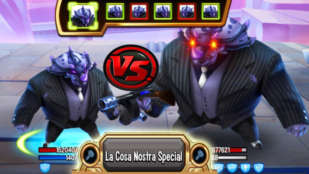 Monster Legends - Gangsterosaurus level 130 vs Evil-Gangster level 130🔴[review combates]