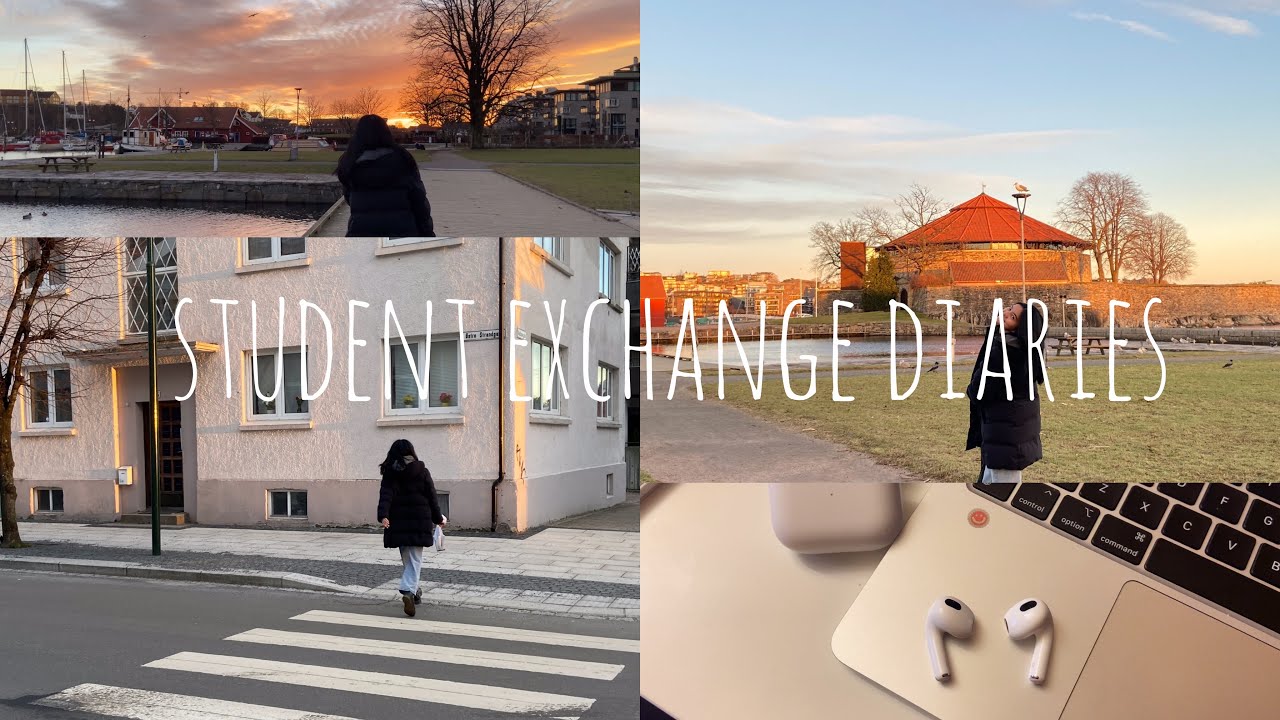 student's life in Norway: AirPods 3rd generation unboxing, strolling around the city & sunset
