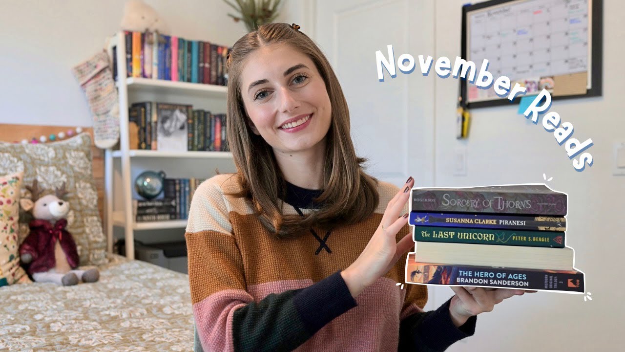 november reading wrap-up (fantasy, historical fiction + popular books)