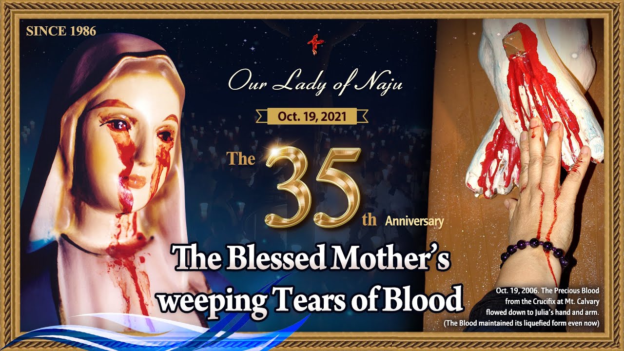 LIVE! The 35th Anniv. of Our Lady of Naju weeping Tears of Blood | Oct 19, 2021 | Naju Shrine, Korea