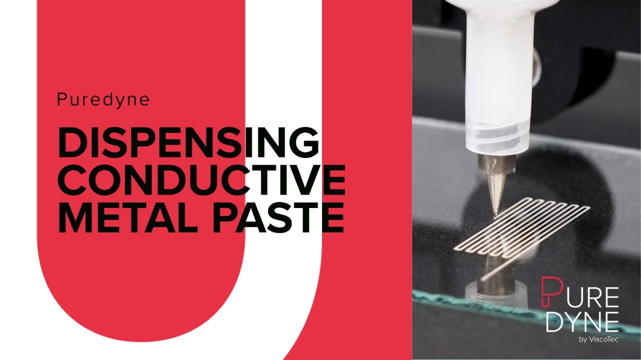 Dispensing Highly Filled Conductive Metal Paste
