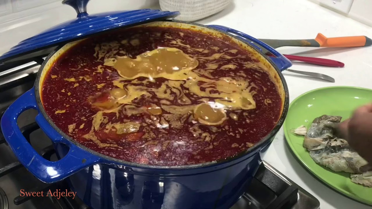AUTHENTIC GHANA AKPLIDZII | APRAPRANSA  WITH PALM NUT SOUP RECIPE | APAPRANSA