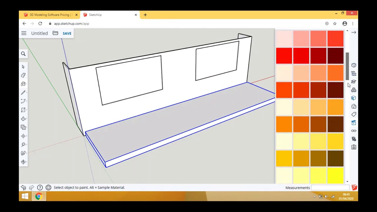 Create a basic Stage set model in SketchUp Free - Episode 1