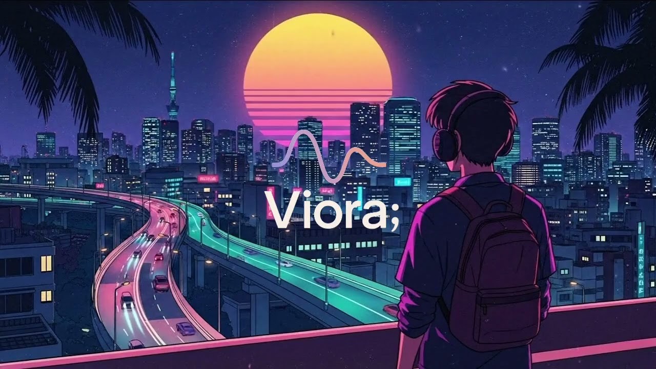 #𝐏𝐥𝐚𝐲𝐥𝐢𝐬𝐭 - 1980년대 도쿄 시티팝 🌃 네온 야경 & 레트로 나이트 드라이브 | 3–4시간 플레이리스트 | Viora; | Vol.17