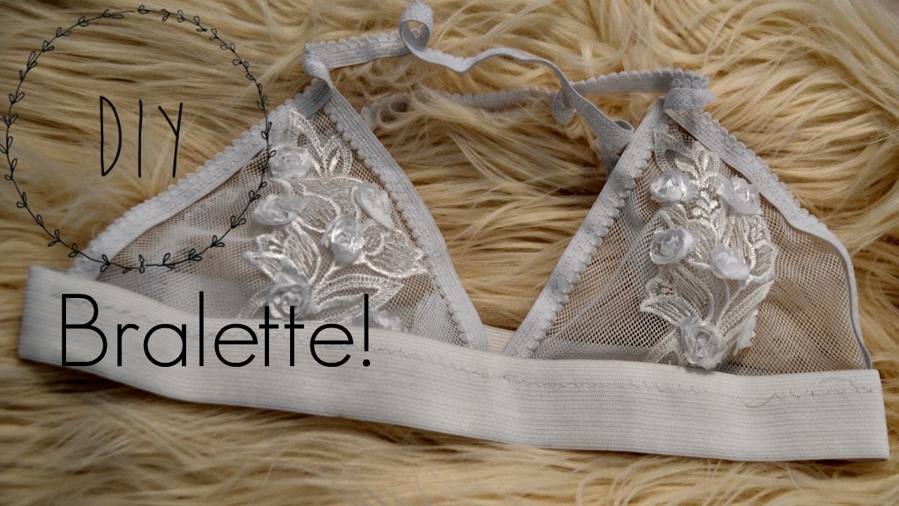 DIY : Como hacer un bralette | PATRON GRATIS