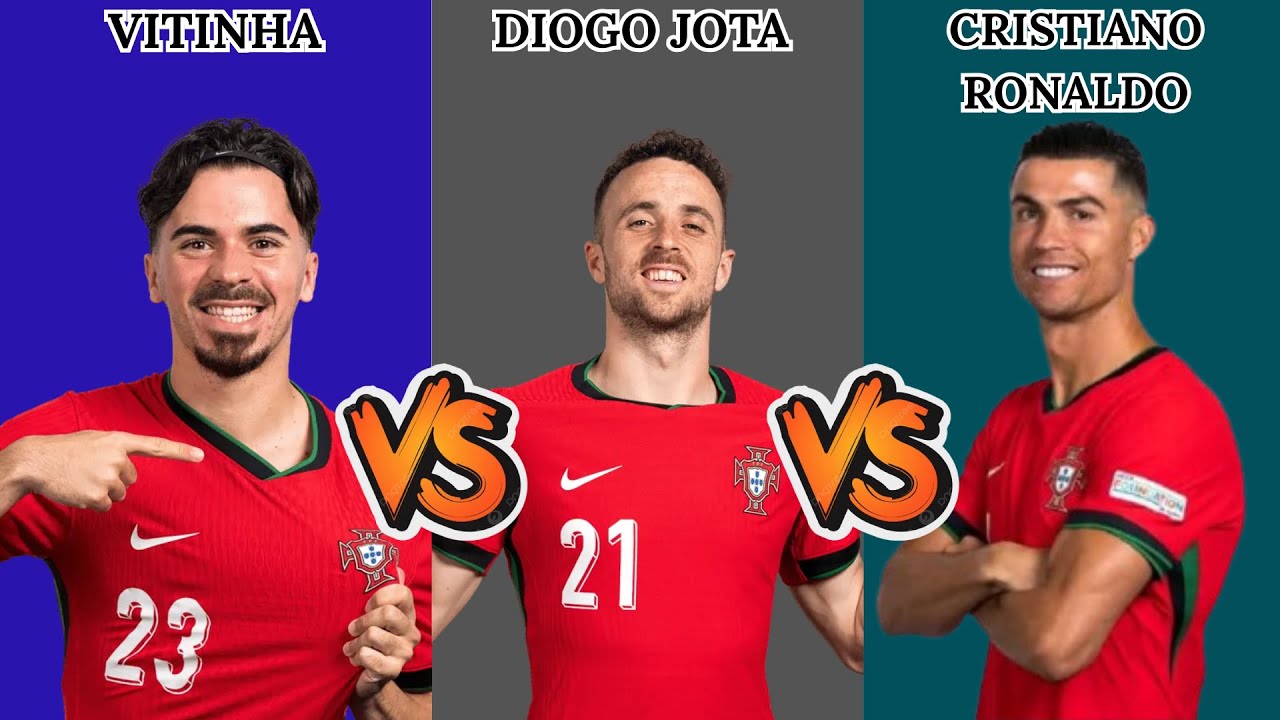 Comparison: Ronaldo vs Diogo Jota vs Vitinha | The GOAT, The Finisher or The Maestro?