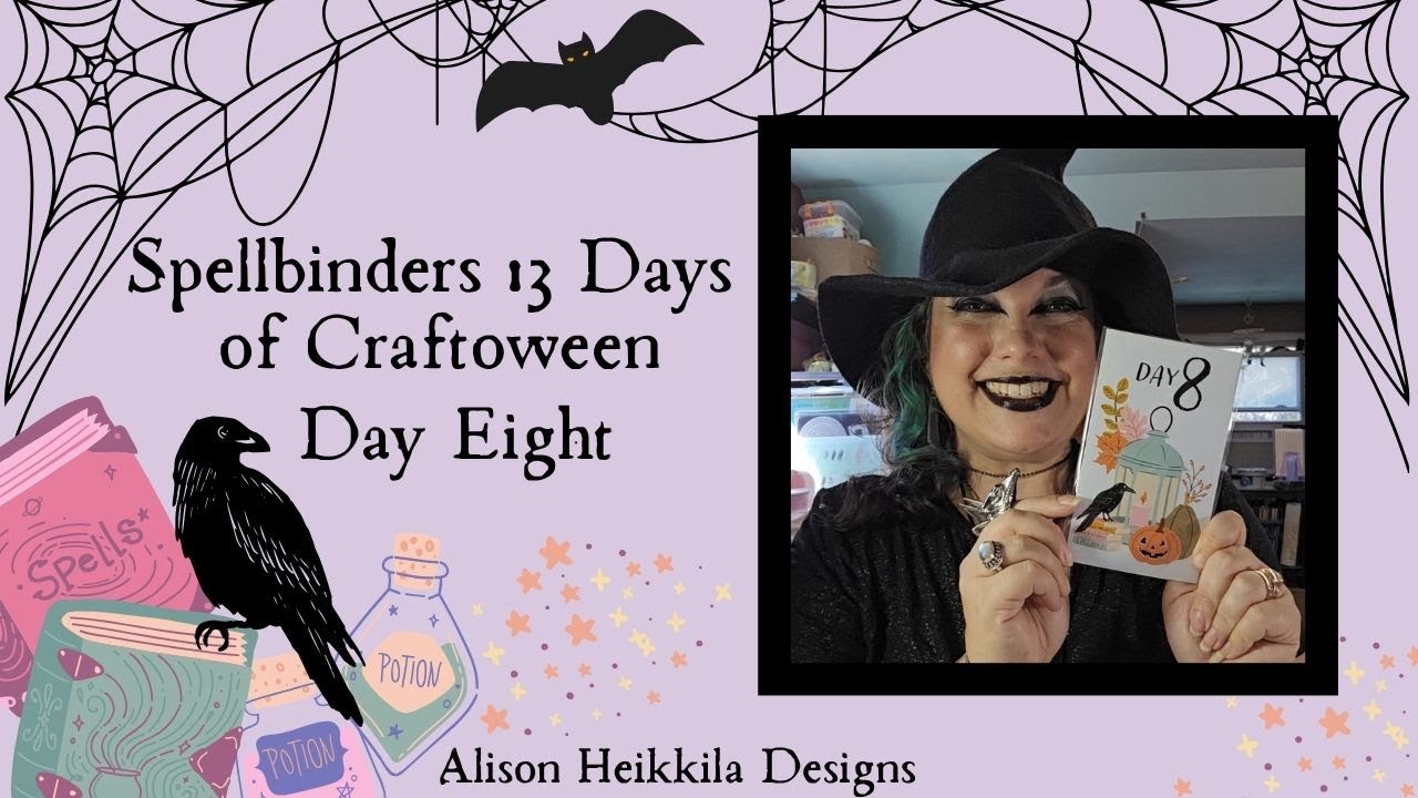 Spoiler! Spellbinders Craftoween: Day 8