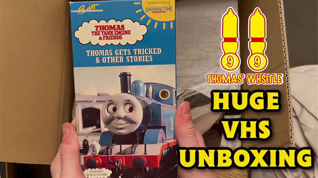 HUGE THOMAS THE TANK ENGINE VHS LOT UNBOXING!