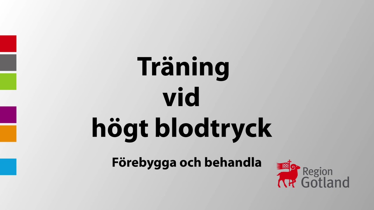 Träning vid högt blodtryck