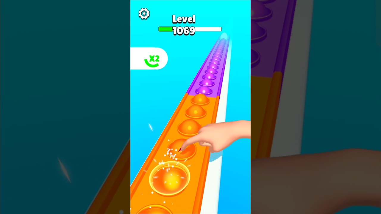 Pop Run 💩💩🤏 X- level 1069 #shorts #elixile