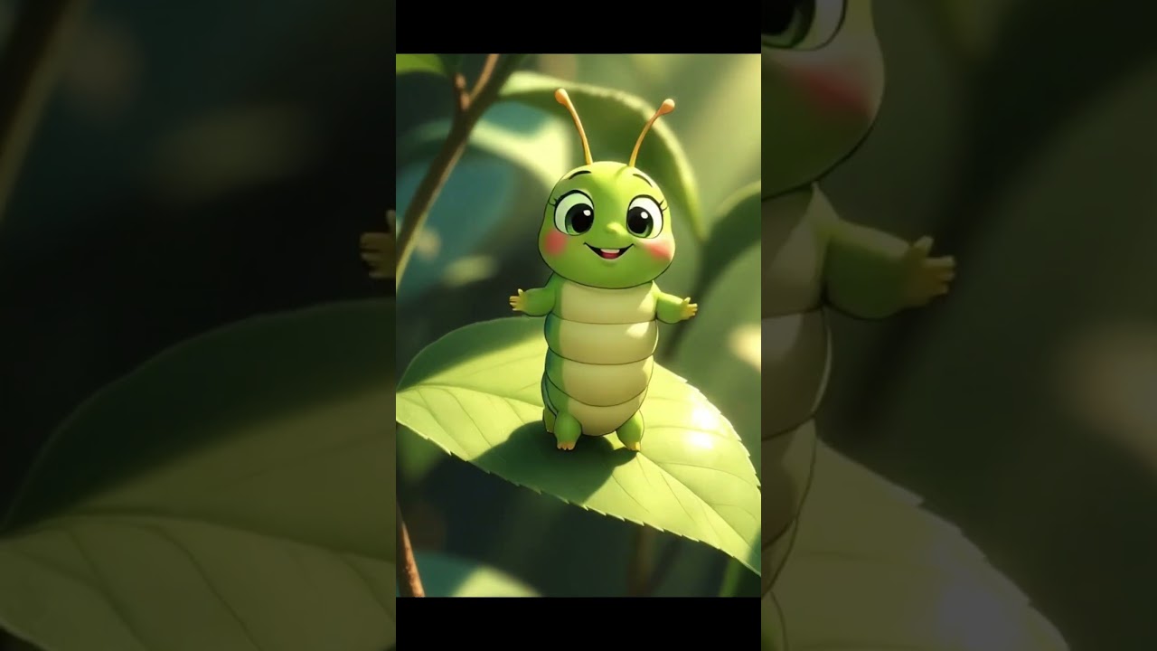 Little caterpillar ! 🐛🍎 