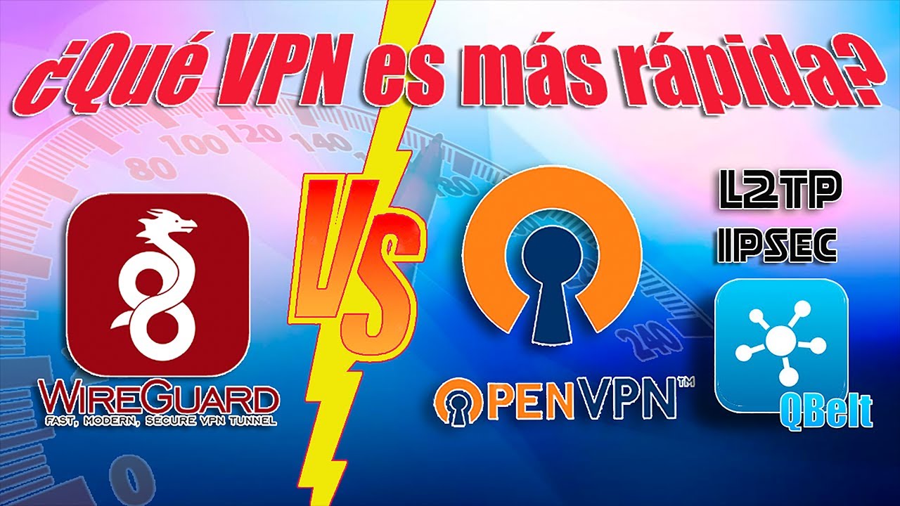 Comparamos la velocidad de las VPN: Wireguard, OpenVPN, L2TP IPSec y Qbelt