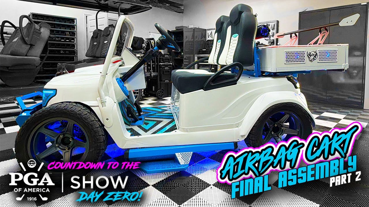 EP 145 - It's Finished & we are at the PGA Show with Marty McCart! - The Air Bag Golf Cart is Done!