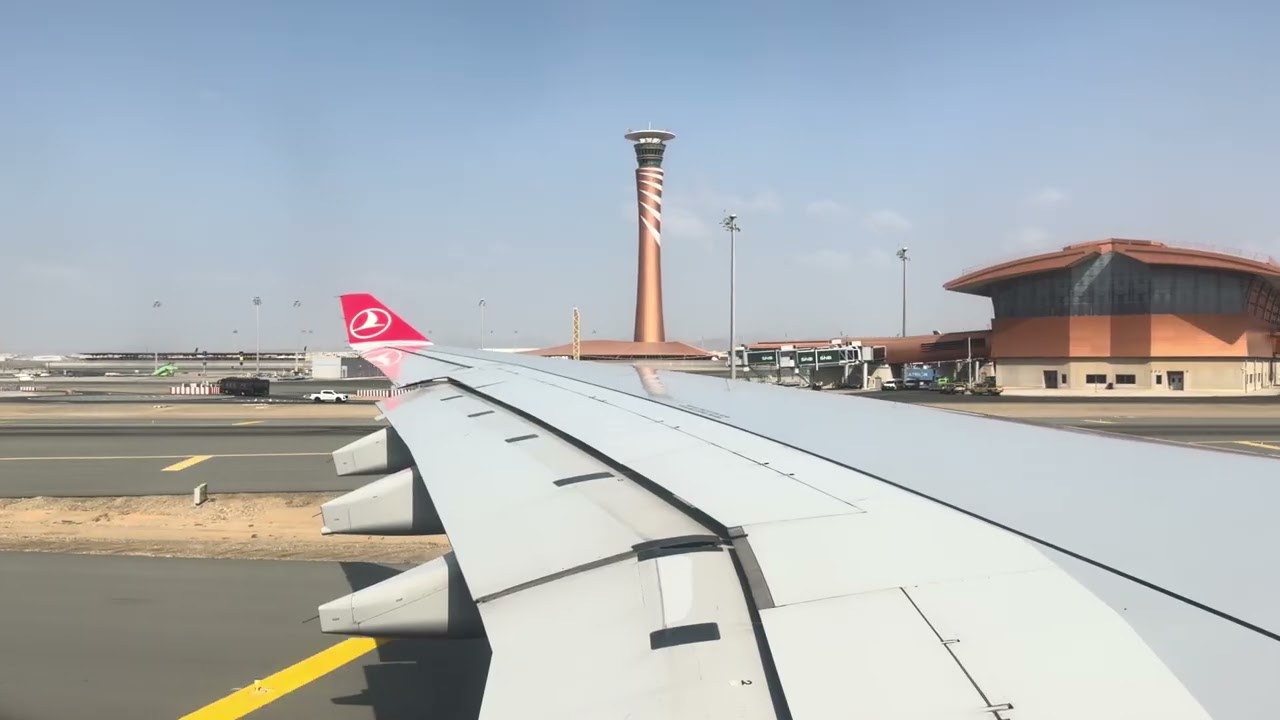 Beautiful Takeoff From Jeddah (JED) Turkish Airlines Airbus A330-300