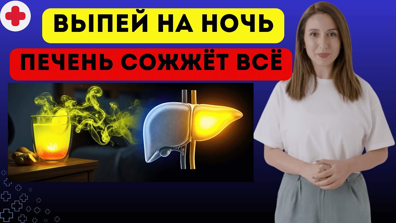 ВЕСЬ ЖИР УЙДЕТ ВО СНЕ! Печень начнет сжигать калории сама. Выпейте на ночь...