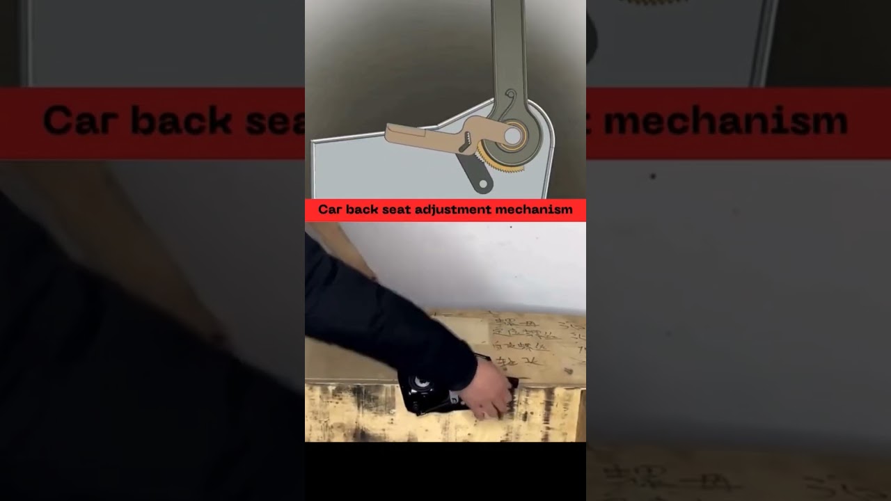 Jak działa mechanizm regulacji tylnego siedzenia w samochodzie 🤯 #sztuka #umiejętności #rzemiosło #reelsfypシ