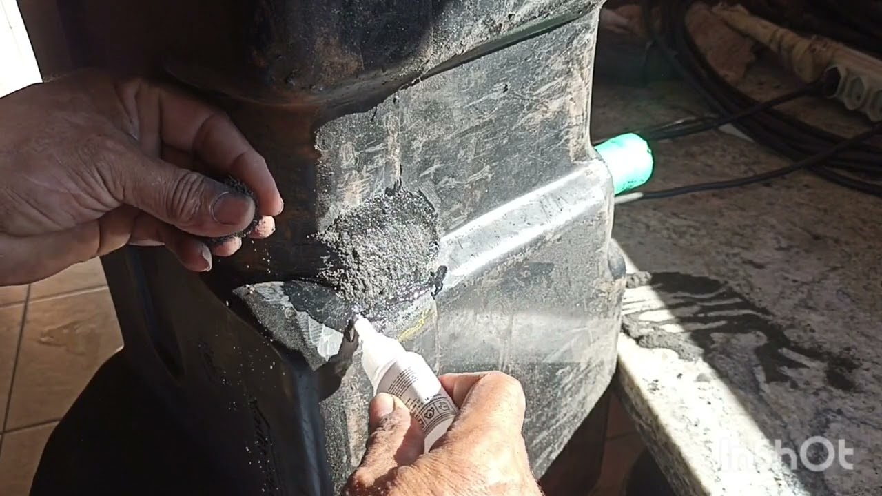 veja como soldar tanque de combustível com Solda MÁGICA HELPLASTAN