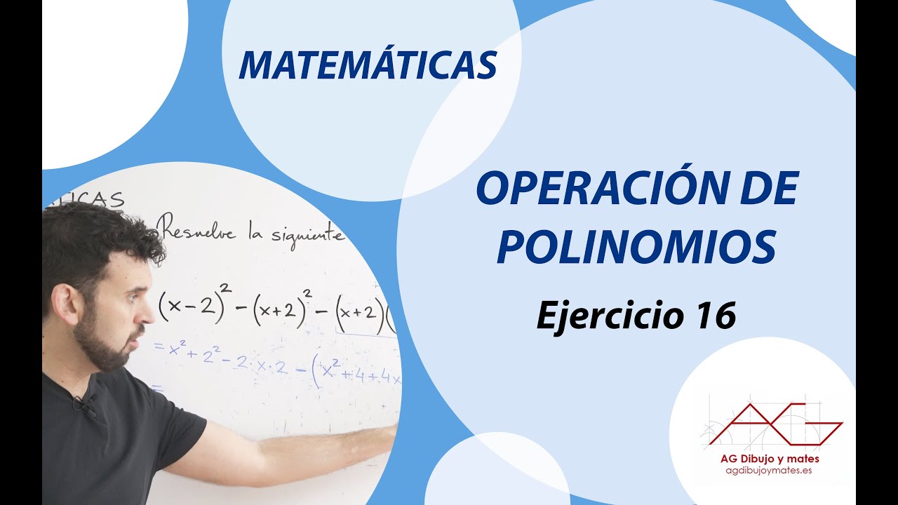 Ejercicios Matemáticas - 016 - Operación con polinomios.