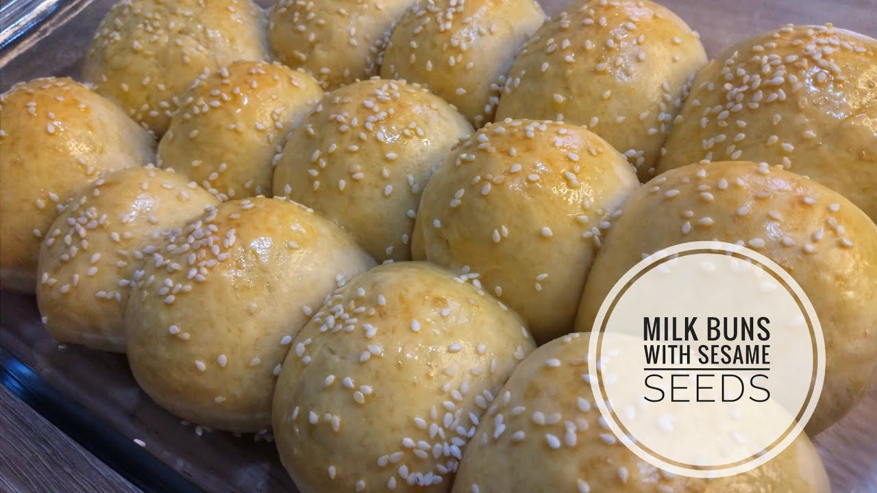 Milk Buns with Sesame Seeds | Burger Buns | Happy Ribbon PH | VLOG #96