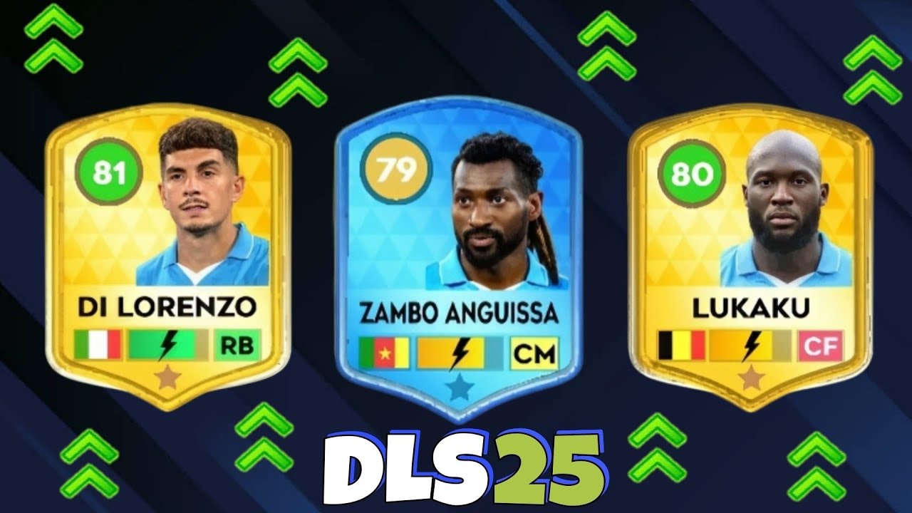 🔥 NAPOLI NEW UPDATE PLAYERS RATING IN DLS 25 ✅️😱 | ft. Lukaku, Lorenzo, Lobotka, ...