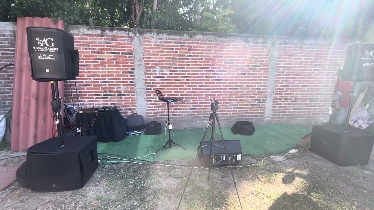 Probando el equipo bajos Melo xm18 sub y medios electro Voice EKX12P