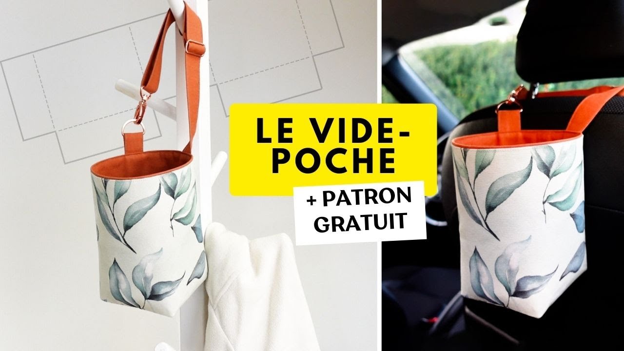 Coudre un vide-poche de voiture | DIY vide-poche à suspendre