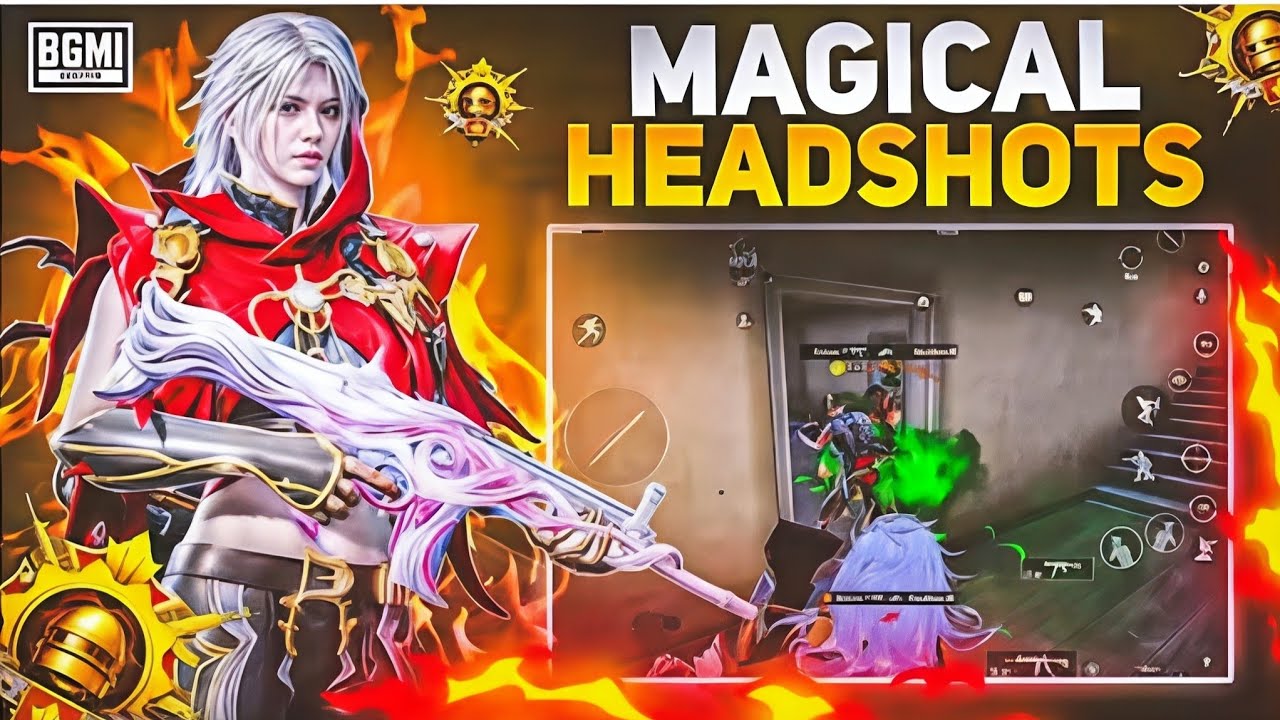 MAGICAL HEADSHOT BGMI FULL MAX CONQUEROR LOBBY OMG 😱🥹 