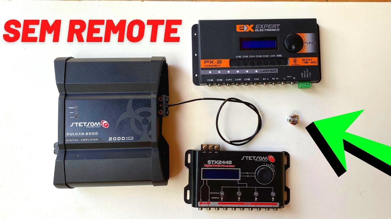 como instalar som automotivo-passo a passo REMOTE DO MODULO