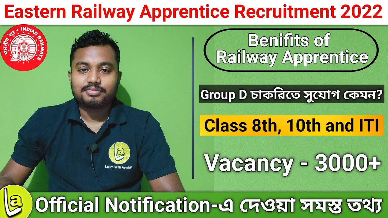 Eastern Railway Apprentice Recruitment 2022 | Railway Apprentice Vacancy 2022 |