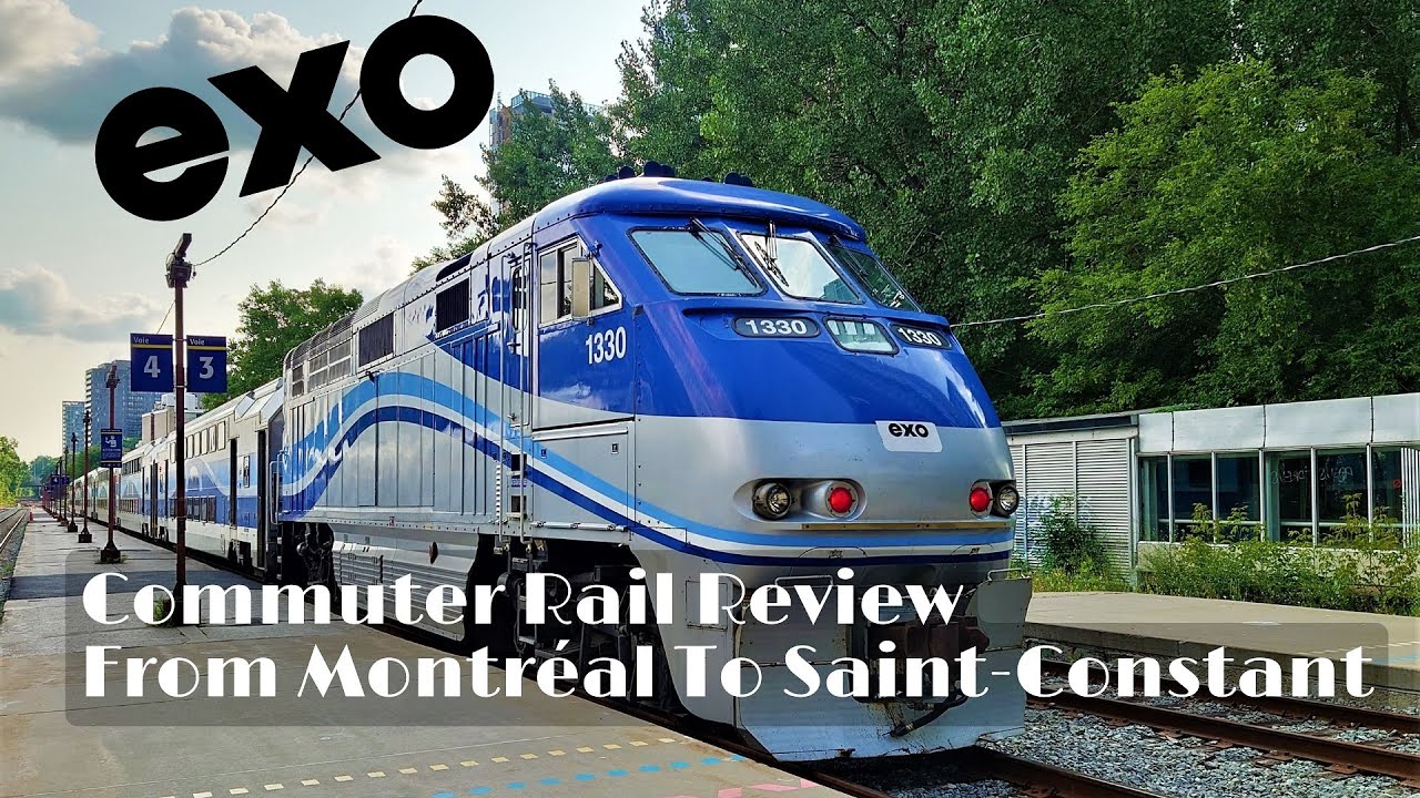Exo Bombardier MultiLevel Coach | Montreal To Saint-Constant
