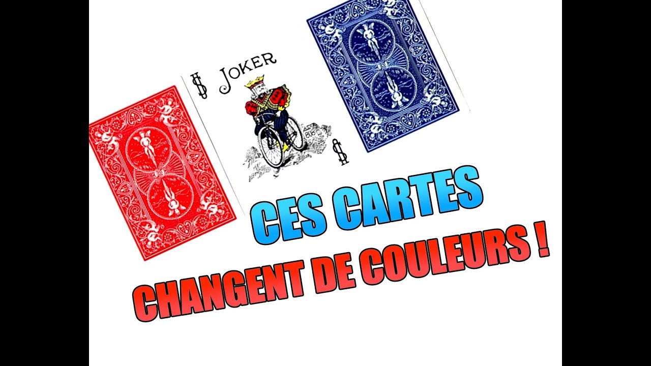 CES CARTES CHANGENT DE COULEURS ! TUTO MAGIE