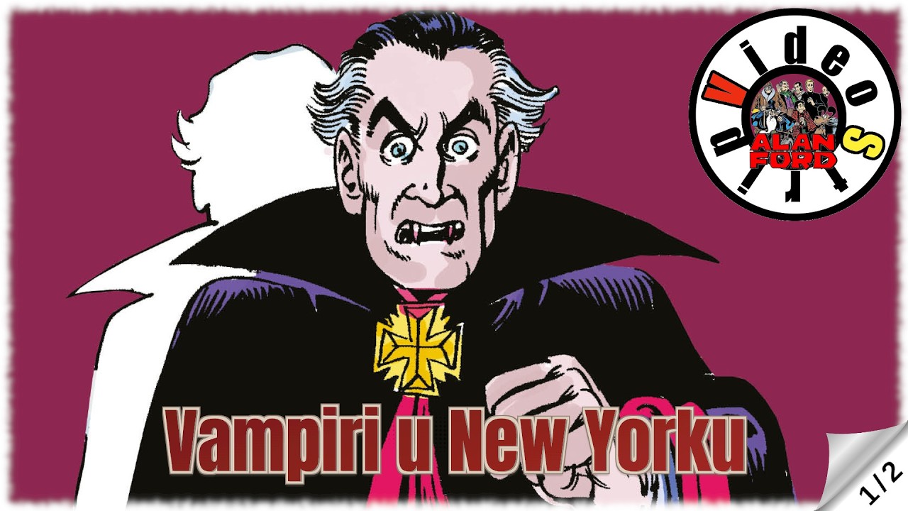 Alan Ford - Vampiri u New Yorku - Strip u boji (1/2)